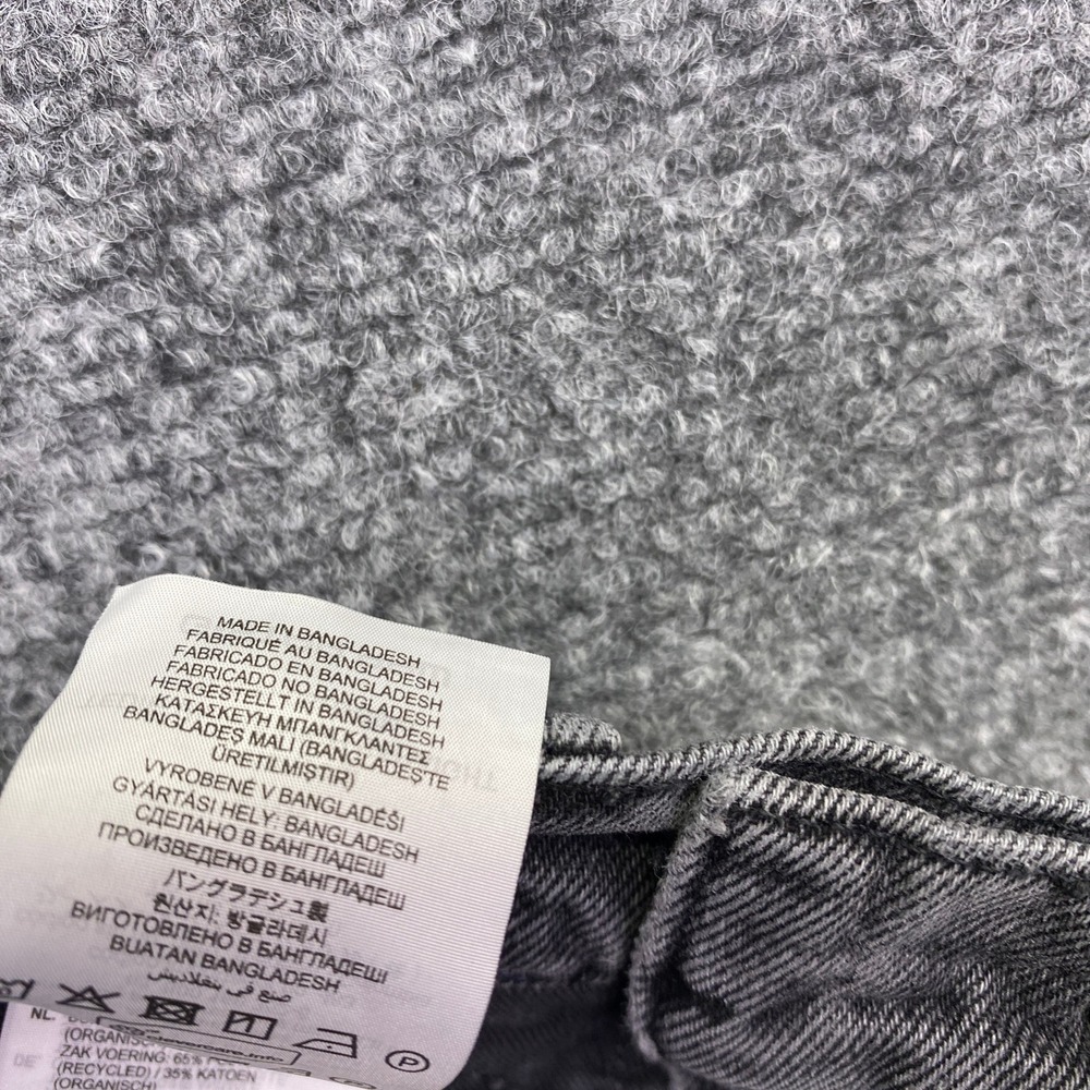 G-Star Raw Tedie Ultra High Straight Jeans Grey Faded Black Sz 26 Grunge Western - Picture 11 of 13